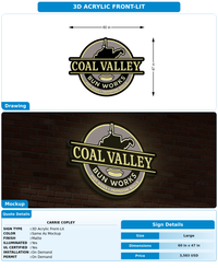 CUSTOM MOCKUP SIGN FOR Carrie Copley