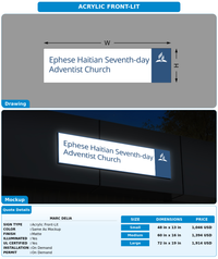 CUSTOM MOCKUP SIGN FOR Marc Delia