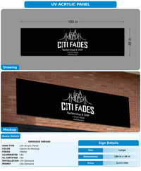CUSTOM MOCKUP SIGN FOR Enrrique Vargas