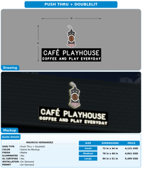 CUSTOM MOCKUP SIGN FOR Mauricio Hernandez