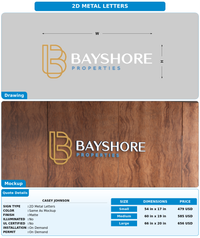 CUSTOM MOCKUP SIGN FOR Casey Johnson