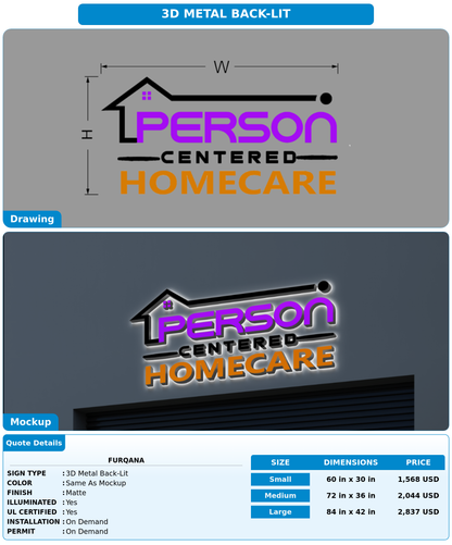 CUSTOM MOCKUP SIGN FOR Furqana