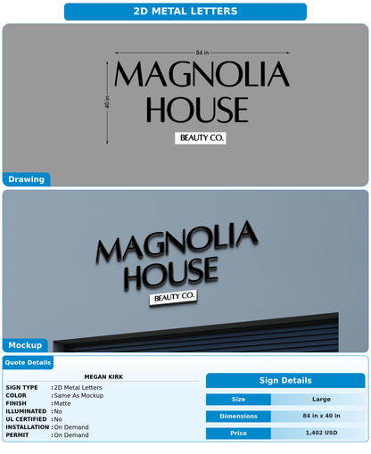 CUSTOM MOCKUP SIGN FOR Megan Kirk