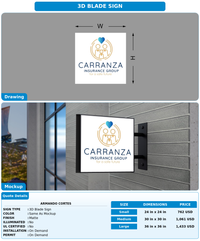 CUSTOM MOCKUP SIGN FOR Armando Cortes