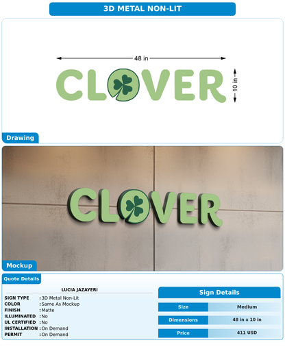 CUSTOM MOCKUP SIGN FOR Lucia Jazayeri