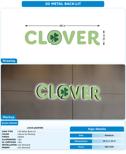 CUSTOM MOCKUP SIGN FOR Lucia Jazayeri