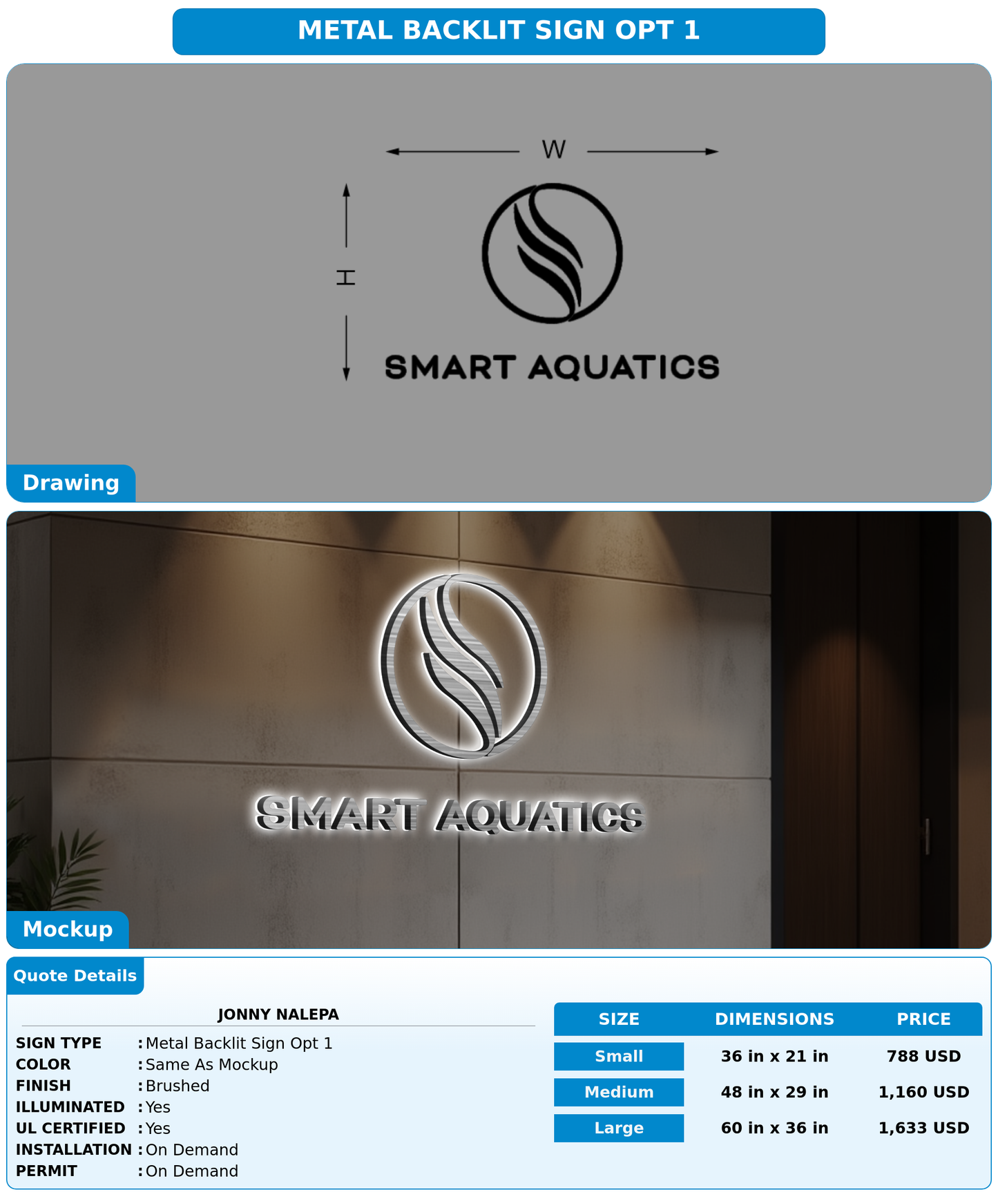 CUSTOM MOCKUP SIGN FOR Jonny Nalepa