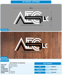 CUSTOM MOCKUP SIGN FOR Asia Marshall De Santiago