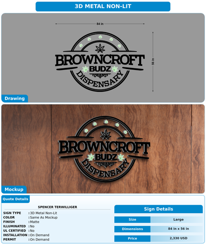 CUSTOM MOCKUP SIGN FOR Spencer Terwilliger