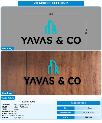 CUSTOM MOCKUP SIGN FOR haldun yavas