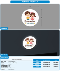 CUSTOM MOCKUP SIGN FOR Gerson Martinez