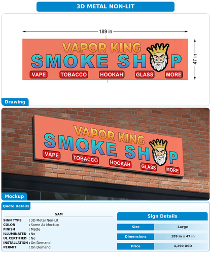 CUSTOM MOCKUP SIGN FOR Sam