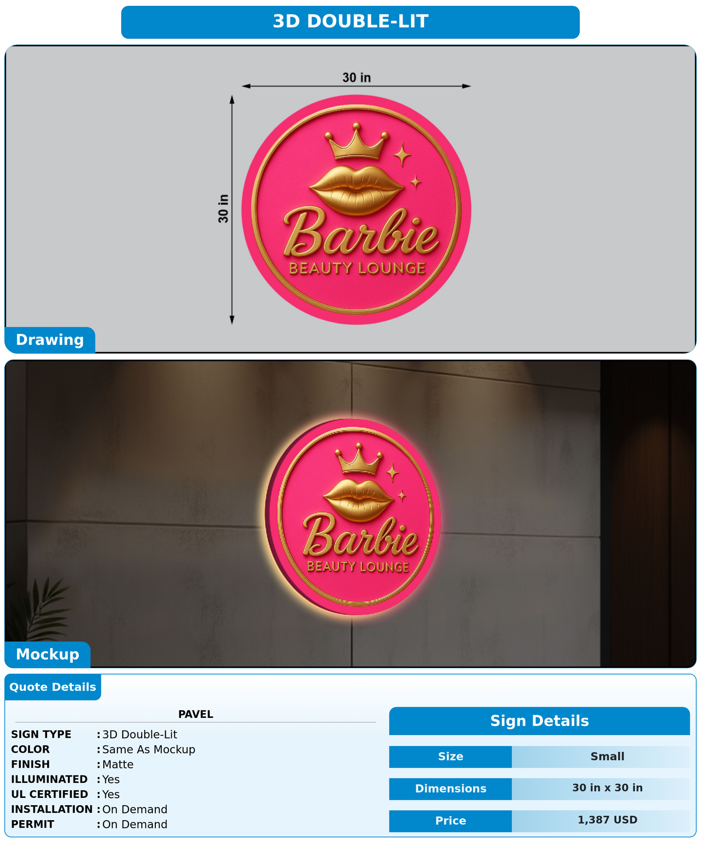 CUSTOM MOCKUP SIGN FOR pavel