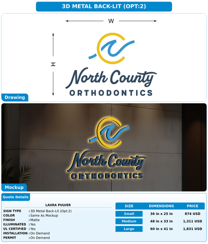 CUSTOM MOCKUP SIGN FOR Laura Pulver