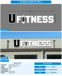 CUSTOM MOCKUP SIGN FOR Ishmael Hicks