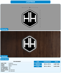 CUSTOM MOCKUP SIGN FOR Tim Brunnert