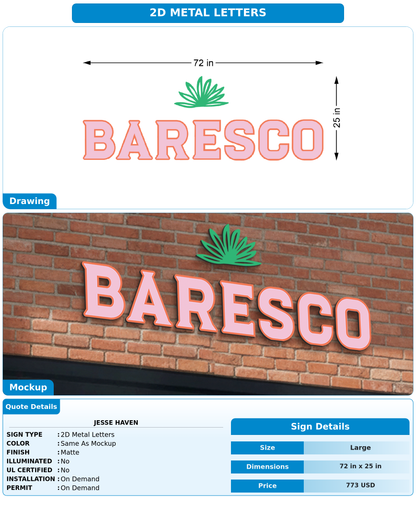 CUSTOM MOCKUP SIGN FOR Jesse Haven