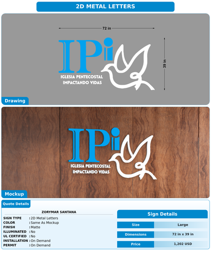 CUSTOM MOCKUP SIGN FOR Zorymar Santana