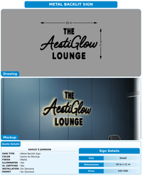 CUSTOM MOCKUP SIGN FOR Ashley E Johnson