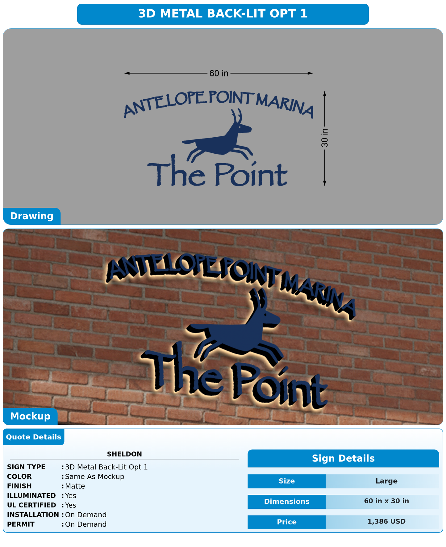 CUSTOM MOCKUP SIGN FOR sheldon
