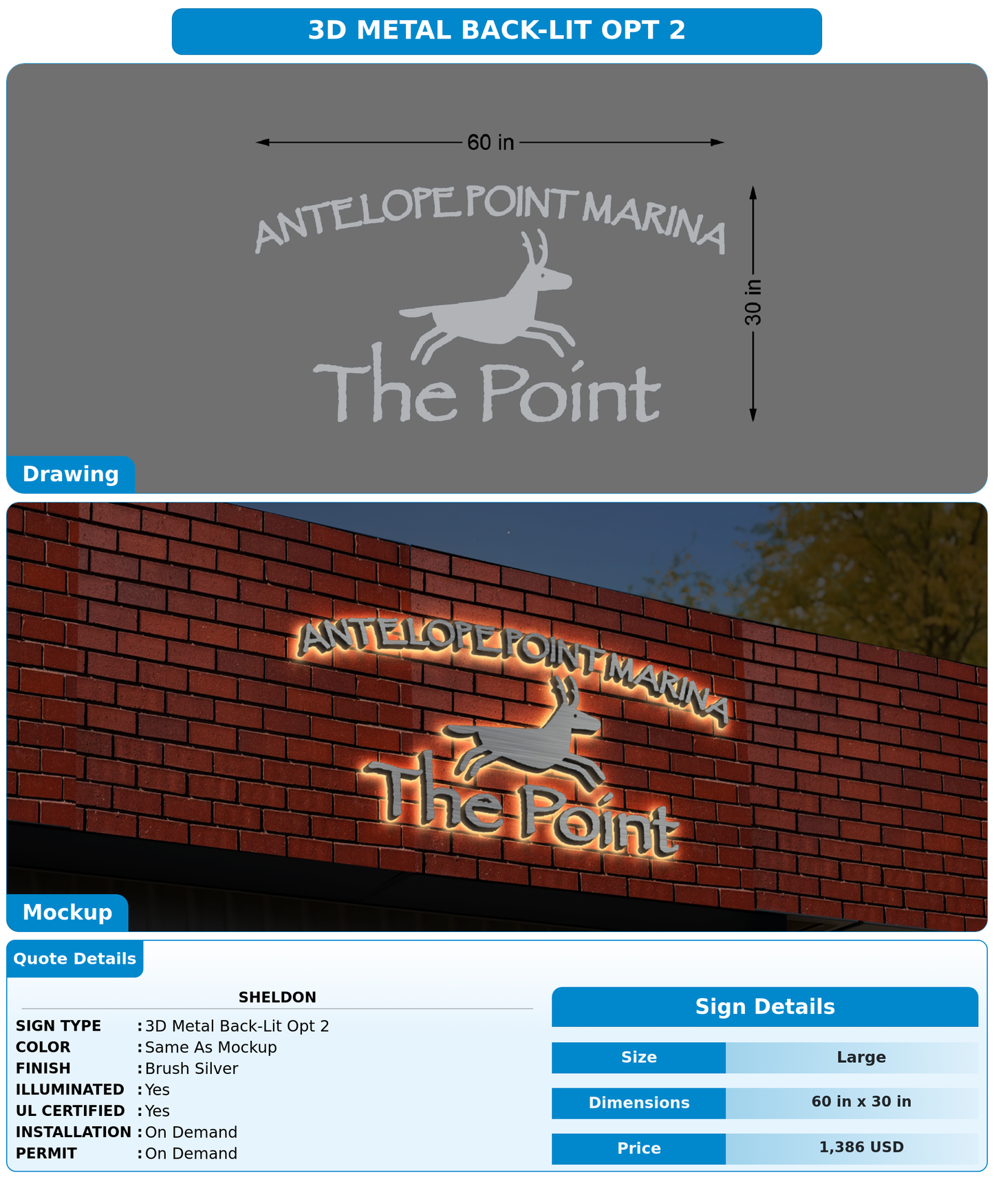 CUSTOM MOCKUP SIGN FOR sheldon