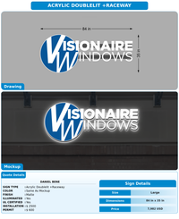 CUSTOM MOCKUP SIGN FOR Daniel Bene