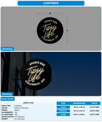 CUSTOM MOCKUP SIGN FOR Jorge Cruz