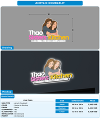CUSTOM MOCKUP SIGN FOR Chai Thao