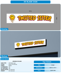 CUSTOM MOCKUP SIGN FOR Amanda McLean