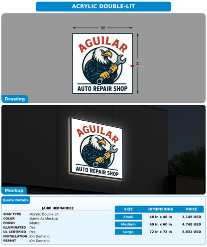 CUSTOM MOCKUP SIGN FOR Jahir Hernandez