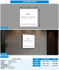 CUSTOM MOCKUP SIGN FOR Lindsey Daniels