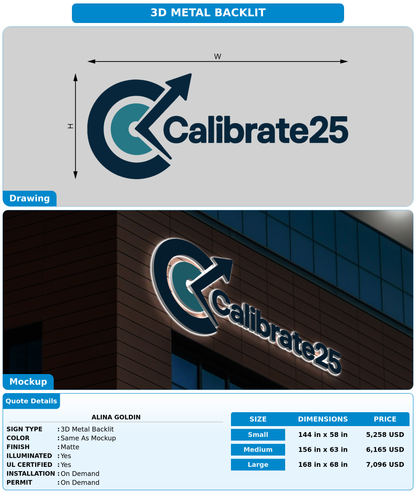 CUSTOM MOCKUP SIGN FOR Alina Goldin