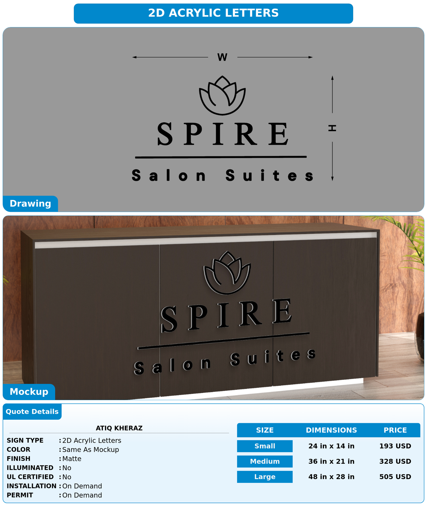 CUSTOM MOCKUP SIGN FOR atiq kheraz