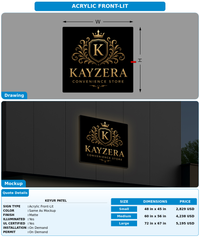 CUSTOM MOCKUP SIGN FOR Keyur  Patel
