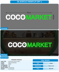 CUSTOM MOCKUP SIGN FOR Fernando Marquez