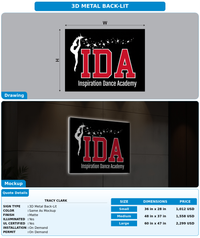 CUSTOM MOCKUP SIGN FOR Tracy Clark