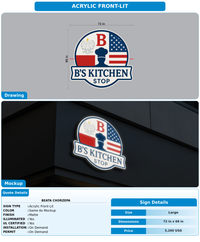CUSTOM MOCKUP SIGN FOR Beata Chorzepa