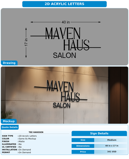 CUSTOM MOCKUP SIGN FOR Tee Hanssen