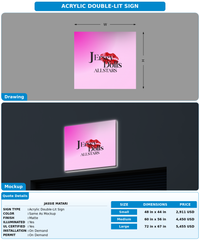 CUSTOM MOCKUP SIGN FOR Jassie matari