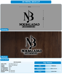 CUSTOM MOCKUP SIGN FOR Noe Baladad