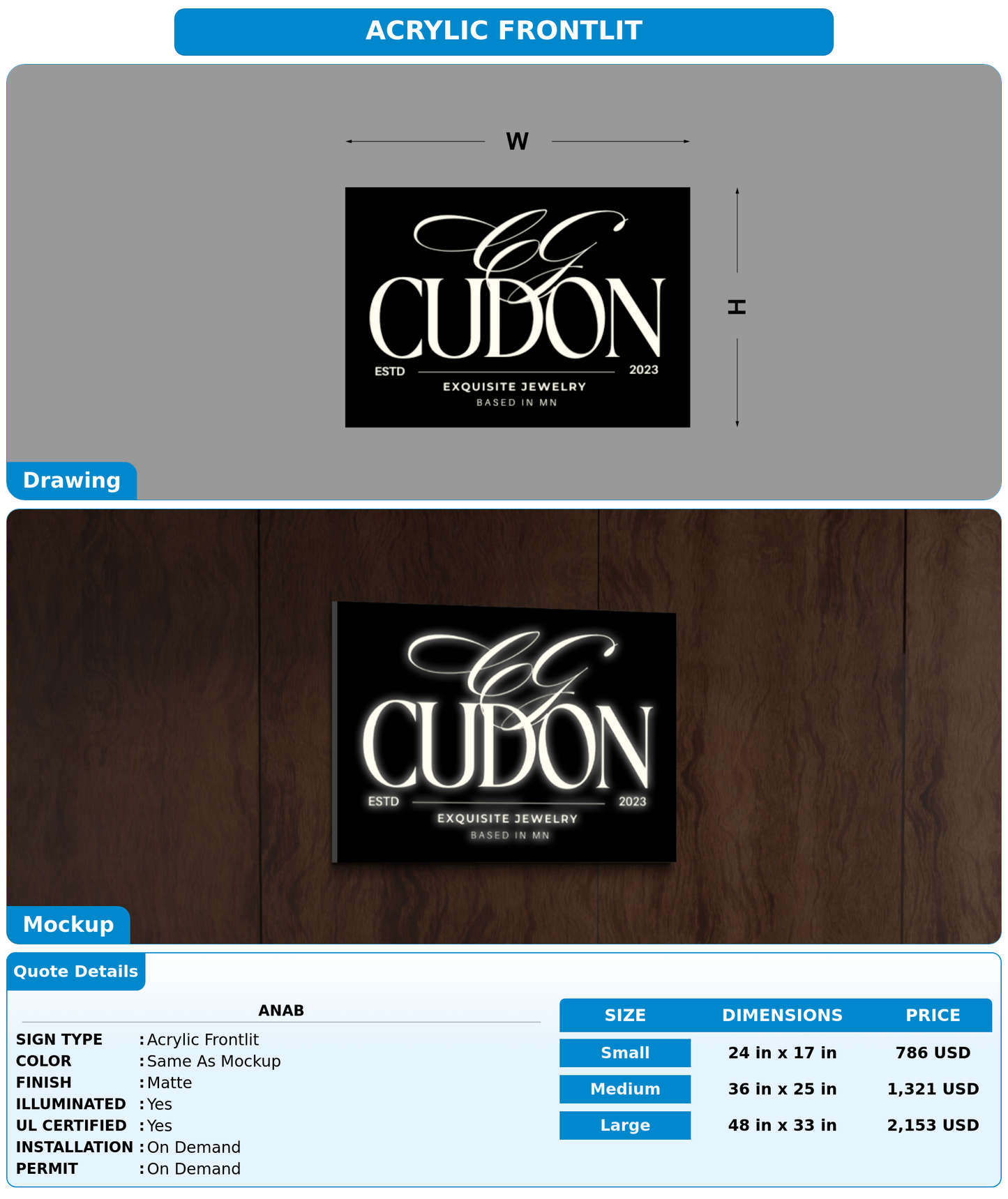 CUSTOM MOCKUP SIGN FOR anab