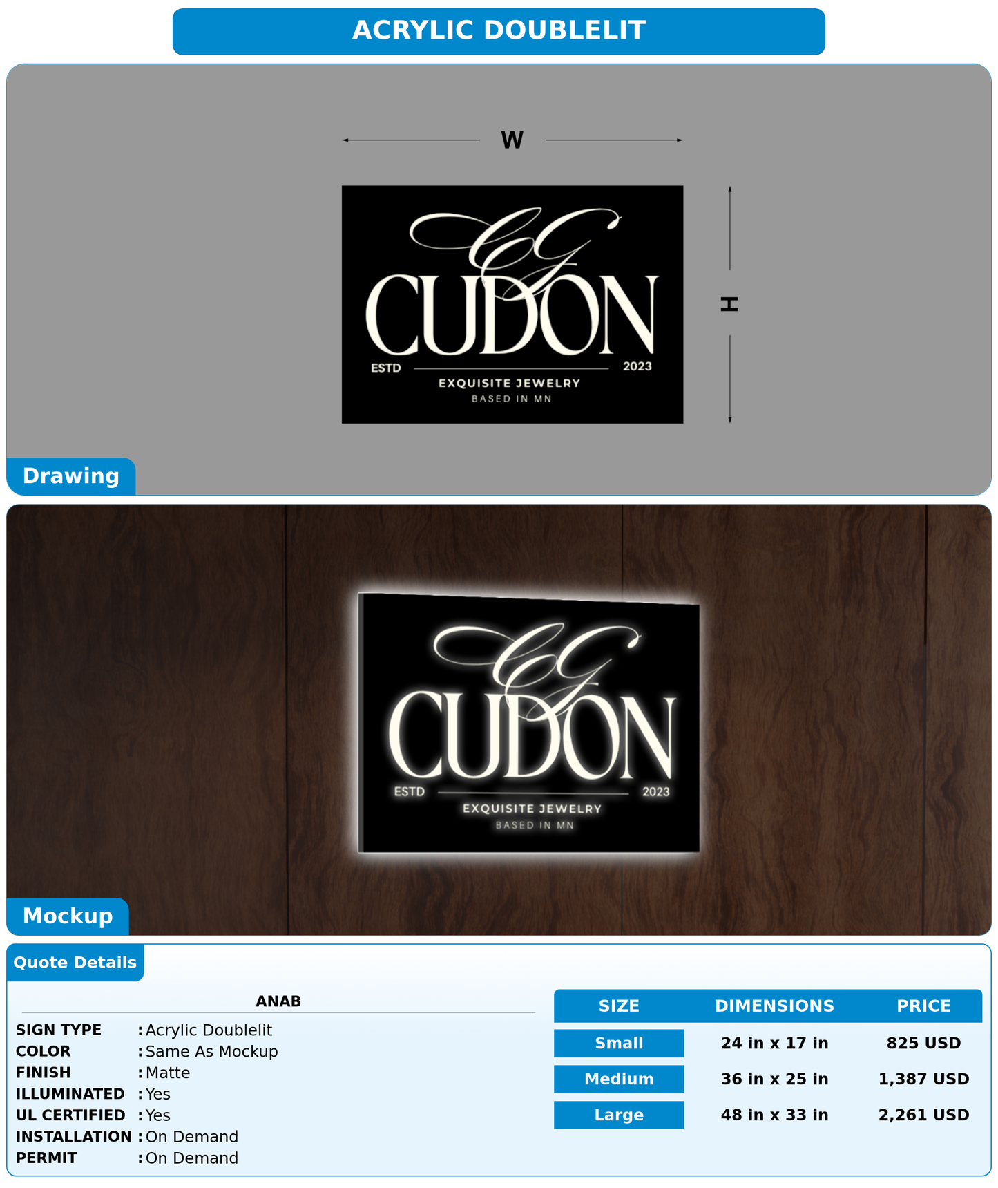 CUSTOM MOCKUP SIGN FOR anab