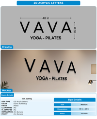CUSTOM MOCKUP SIGN FOR Ava Vushaj