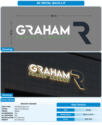 CUSTOM MOCKUP SIGN FOR Gregory Graham
