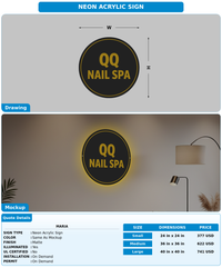CUSTOM MOCKUP SIGN FOR Maria