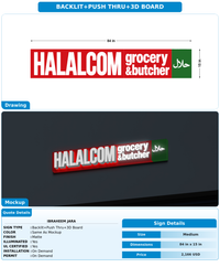 CUSTOM MOCKUP SIGN FOR Ibraheem Jara