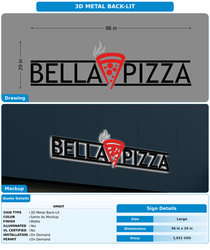 CUSTOM MOCKUP SIGN FOR Umait