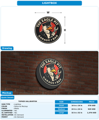 CUSTOM MOCKUP SIGN FOR Topher Halliburton