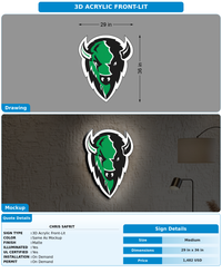 CUSTOM MOCKUP SIGN FOR Chris Safrit