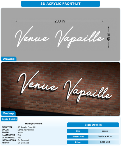 CUSTOM MOCKUP SIGN FOR Monique Vappie